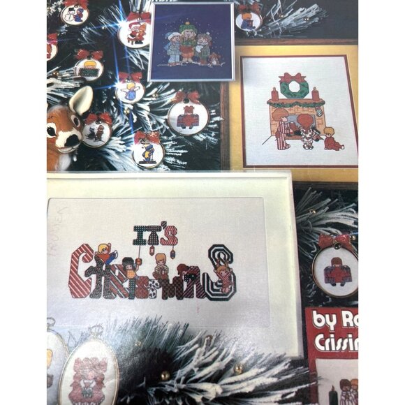 Charted Christmas Kids Cross-Stitch Pattern Book By Rachel Crissinger - Picture 1 of 3